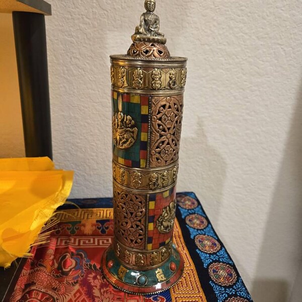 Tibet Buddha Incense And Oil Burner
