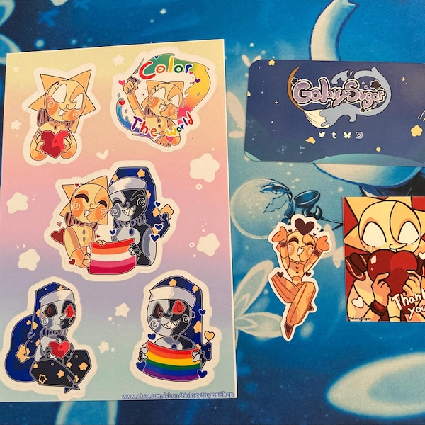 Dandy World Sticker Set - Etsy