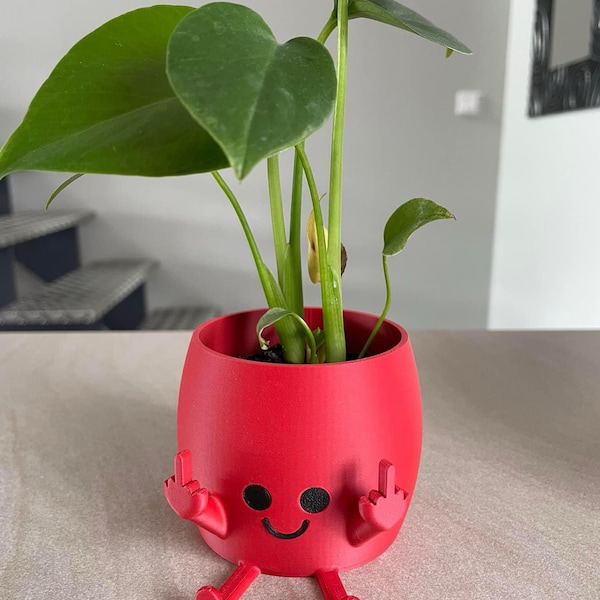 Cache pot doigt d'honneur rigolo en impression 3D (version remix ...