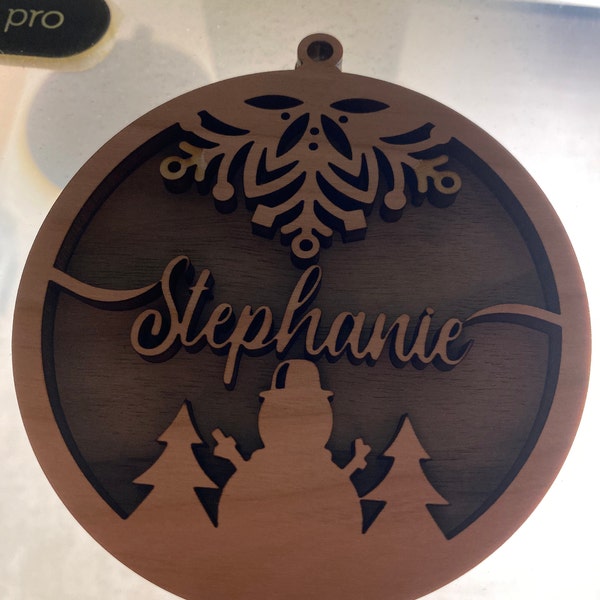 Scripts Ornament Script Ornaments - 3 Laser Ready Files - SVG - Glowforge - Etsy