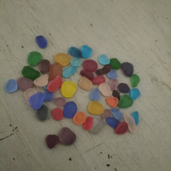 Small Sea Glass Frosty Sea Glass Ocean Tumbled Beach Glass Bulk 10 200 Pieces Tiny Seaglass Free Shipping