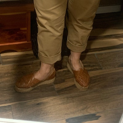 platform huarache sandals