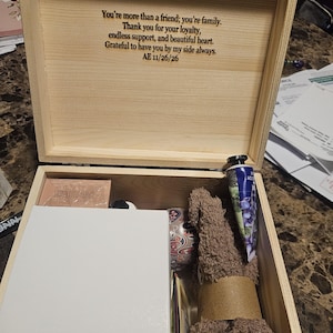 Etsy-koper heeft een foto van de aankoop toegevoegd