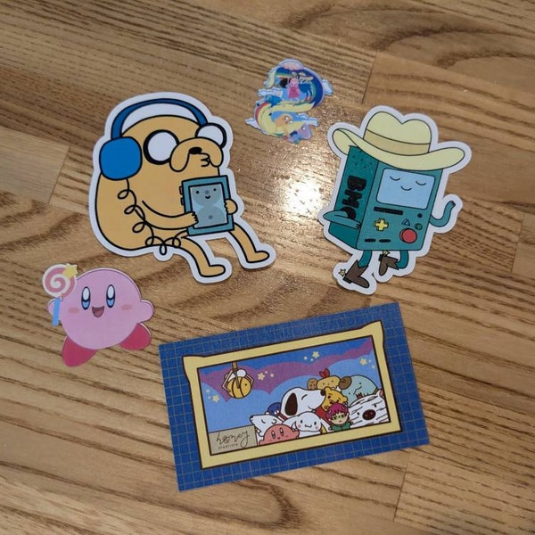 Dog Kitty Emotion Sticker Set Ovo Fan Art, Aesthetic Bee Dog Kitty ...