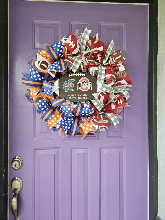 Wreath from Russell Wreaths photographed at home by Molly