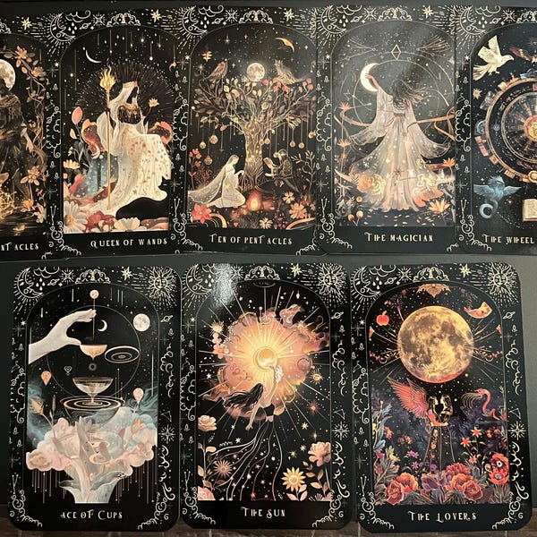 Tarot Deck, Tarot Card Deck With Guidebook, Unique Tarot Card Deck ...