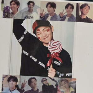 BTS Valentine's Day Handmade Unofficial Photocards RM Jin SUGA