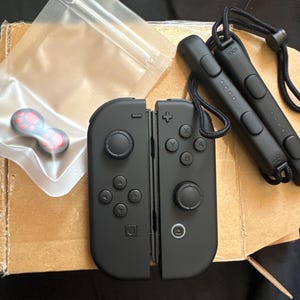 Custom Jet All Matte Black Nintendo Switch Joy-con