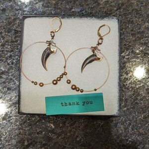 S.H.Figuarts スパイダーマン 2体セット Discount antique brass earrings Discount Raccoon Tooth Earrings