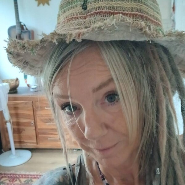 Men's Hemp Cotton Grandad Collar Shirt - Ethnic Border Print Casual Summer Kurta