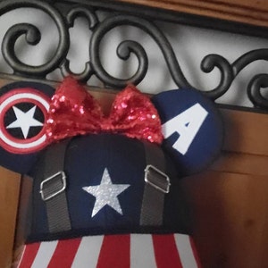 Women's Captain America Inspired Mouse 