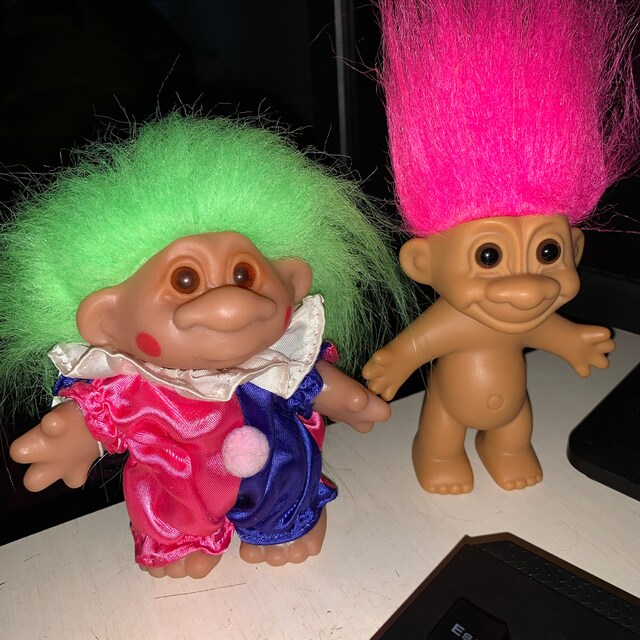 ビンテージ トロール 5体セット アメトイ Russ Amazon.com: Troll Doll Russ Eskimo Vintage Retro 5 inch Gift