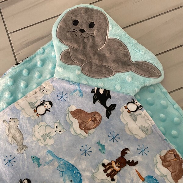 Beagle Frosty Fun Quilted Blanket NCU0VL612