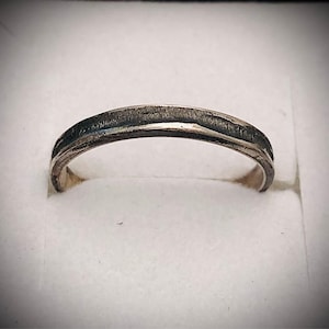 Wide Metal Ring Men Bands Brass Men Ring Melted Brass Jewelry - Etsy