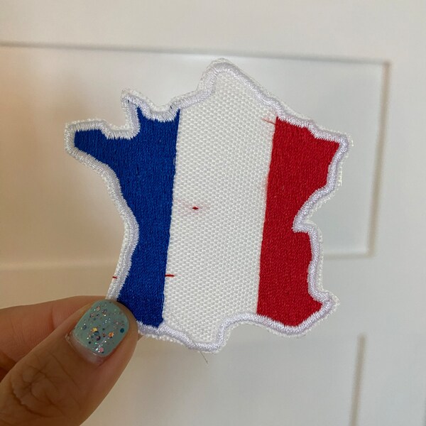 Patch Ricamata Bandiera Bretagna (Breizh) – Stoffa Termoadesiva Ferro Da Stiro 6.9 X 4.8 Cm