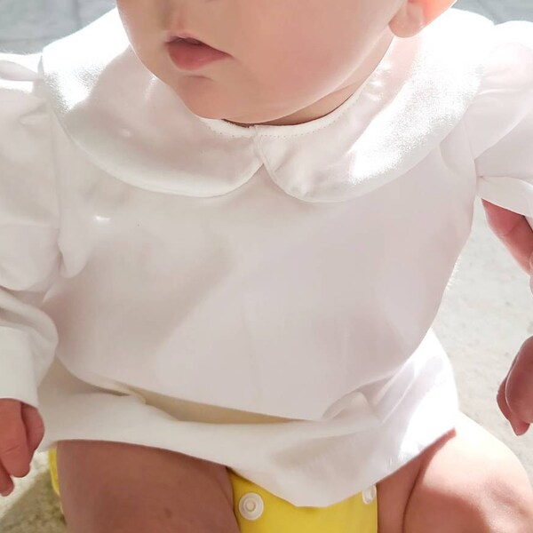 Baby Blouse PDF Sewing Pattern – Instant Download – Peter Pan Collar ...