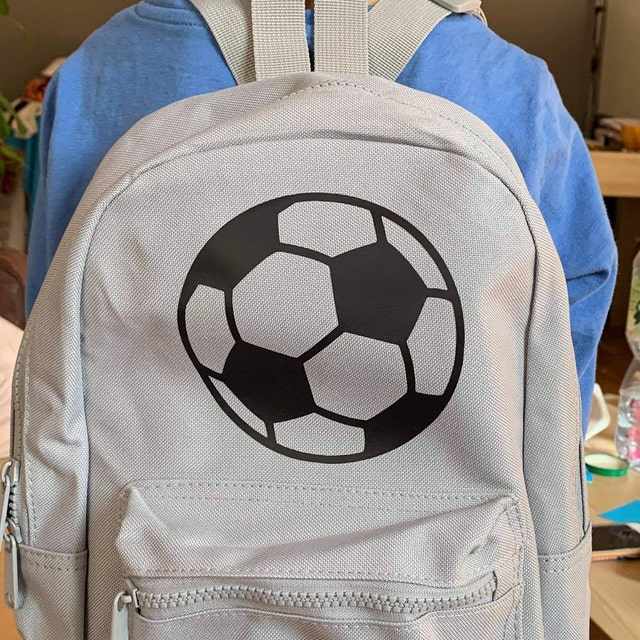 Sac à dos enfant personnalisé Ballon de foot - Bouille d'amour