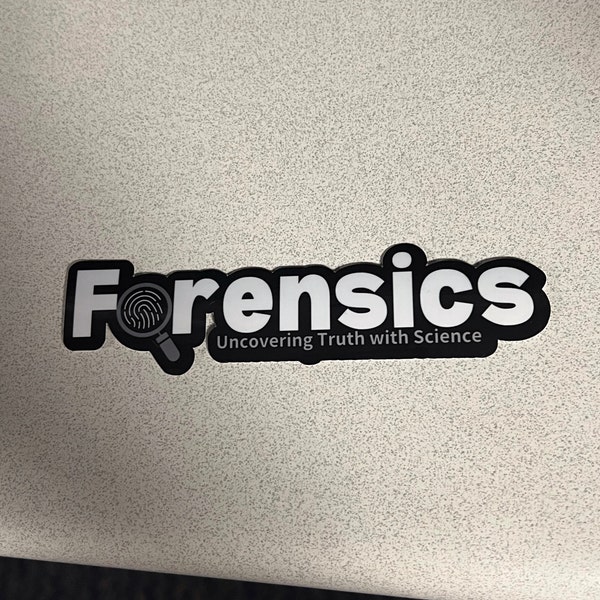 Forensic Science Uncovering Truths With Science Sticker, Last Responder ...