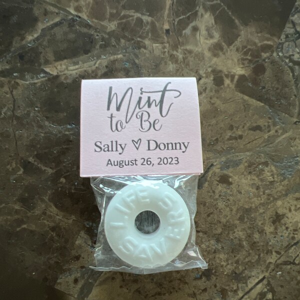 Mint to Be Wedding Favors for Guests in Bulk, Lifesaver Mints ...