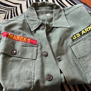 Authentic 1980'S US Navy A-2 Military Deck Jacket, Made in USA, Medium (42-44), Men's Size M, Vintage Nylon Khaki type Vintage Second Hand