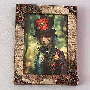 White Rabbit Alice in Wonderland AI Artwork - Etsy