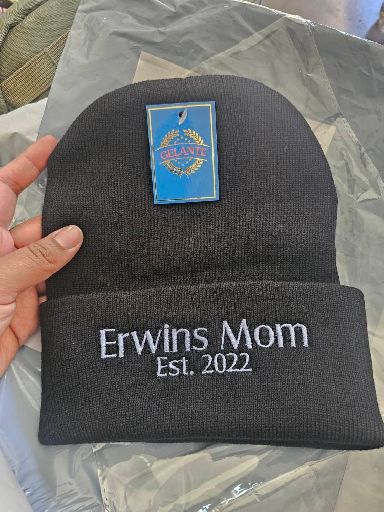 Custom Embroidered Beanies Hats personalized Sports Gifts Adult Kid