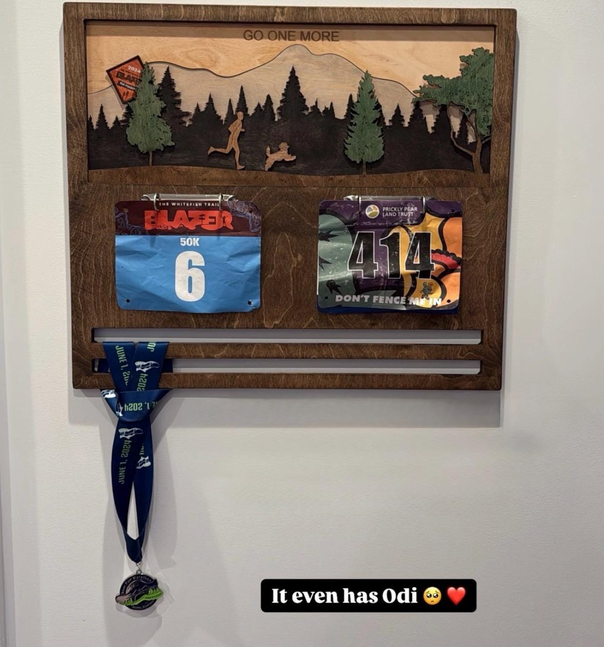 Customer medal display