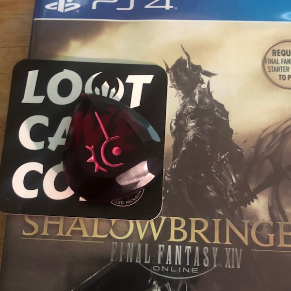 Red Mage FFXIV Hand Painted Soul Crystal/rdm Job Stone Final Fantasy ...