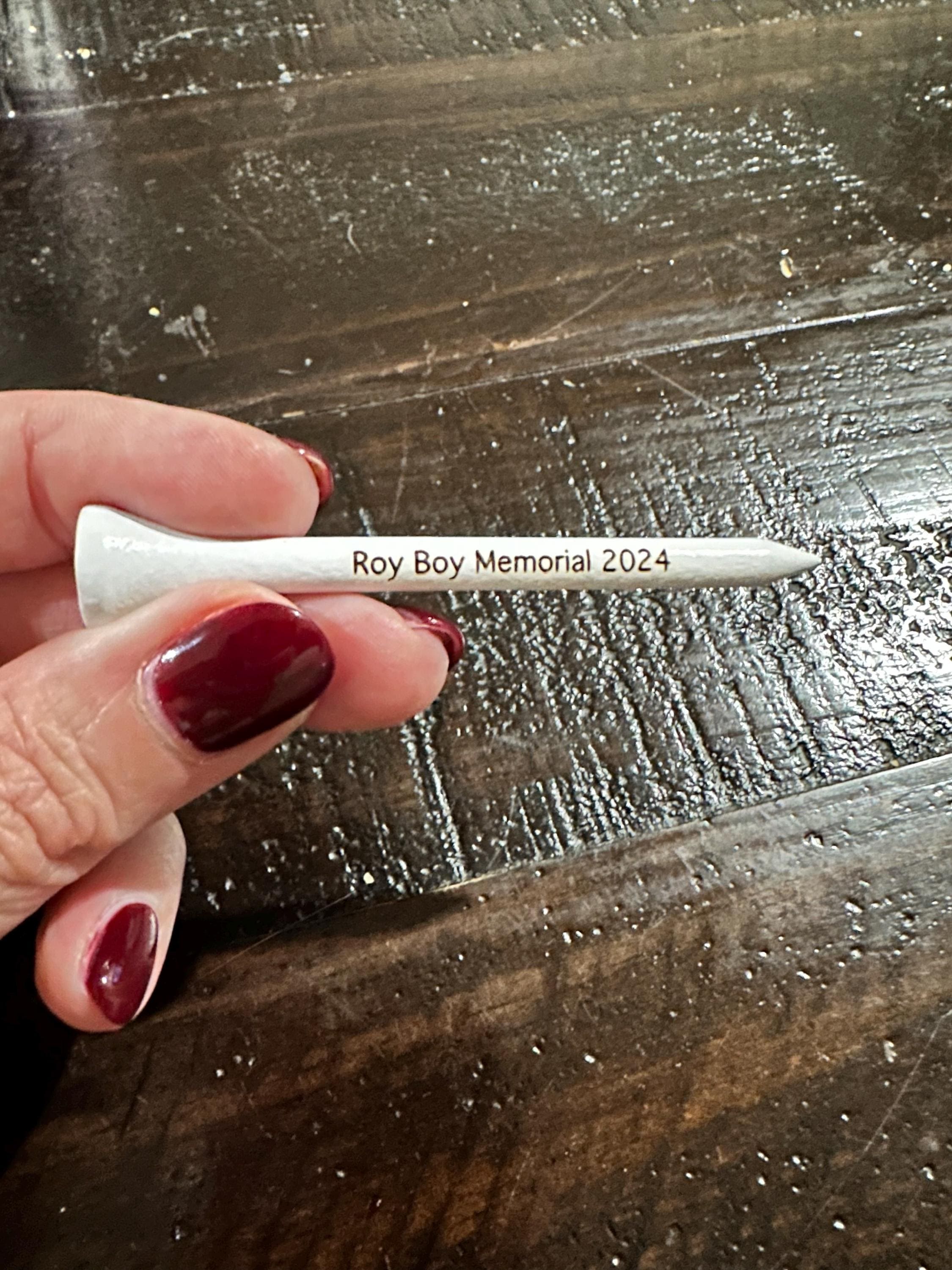 Personalized Golf Tees - Laser Engraved Golf Tee - Custom Golf Tees - 3 Golf Tee Colors - Custom Golf Gift 2.75&quot; SMALL ORDERS & BULK