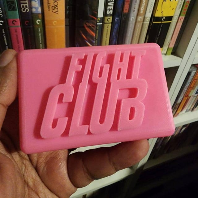 3D Printed Fight Club Soap | Movie Prop Replica, Halloween Decor