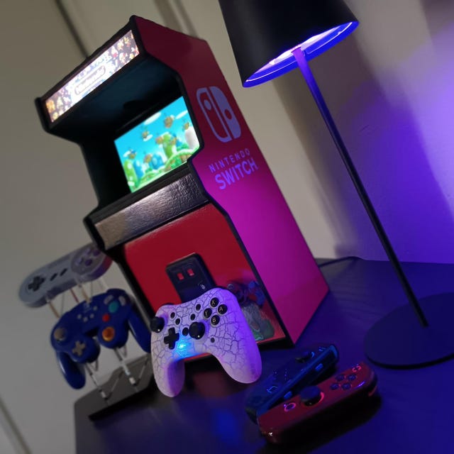 Diy Tv Stand Video Game Station Game Controller Nintendo Switch