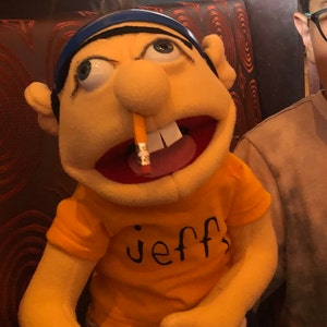 Grande marionnette Jeffy Jeffy taille originale. Fabriqué aux Etats-Unis. -   Canada