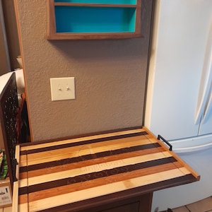 Mid Century Modern Coat Rack Walnut With Four Hooks - Etsy