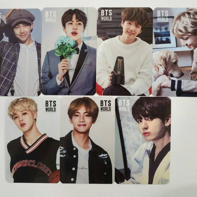 Bts World Double Side Photocard - Etsy Canada