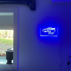 Subaru WRX STI LED Neon Sign Size 8x12 - Etsy