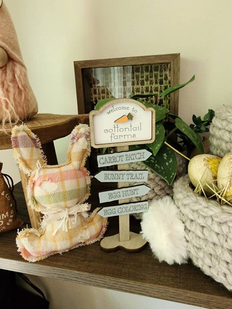 Easter Decor for Tiered Trays | Easter Tiered Tray Decor | Easter Tiered Tray | Easter Table Decor |  Easter Decor Farmhouse | Easter Decor