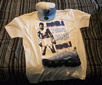 Shirt To Match Jordan 1 OBSIDIAN/UNC/Blue, Graphic Tee,Best Gift,Birthday,Sneaker Match,Mens Shirt,AJ1s,Adults & Kid,Mens Clothes,Rumble