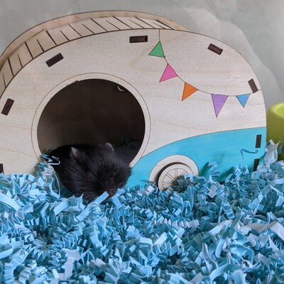 Picture of Custom Hamster Hideout/ Hamster RV Party/ Cage Accessory/ Memorable ...