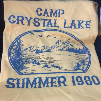 Camp Crystal Lake T Shirt Friday the 13th Vintage Jason Horror - Etsy