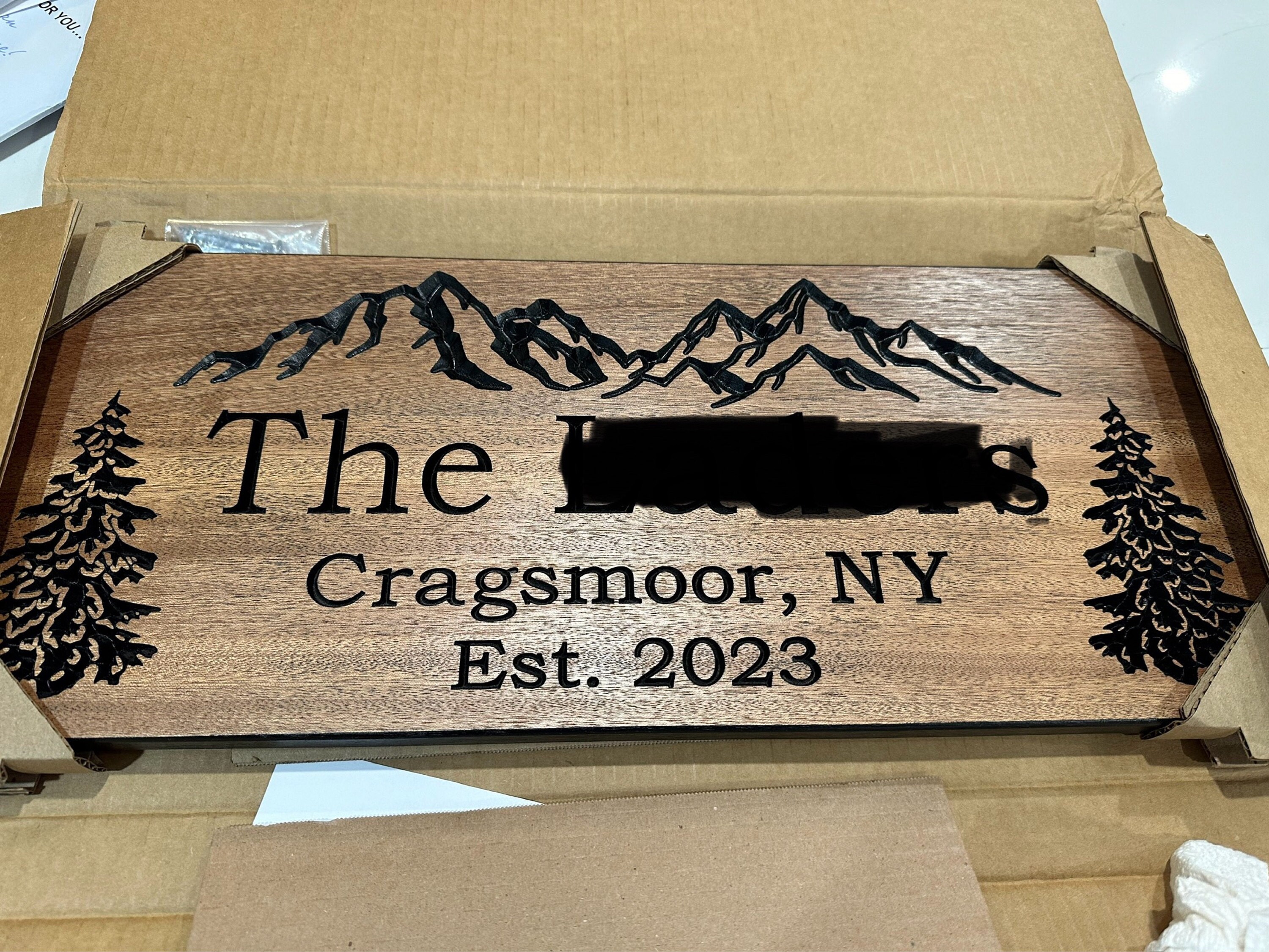 Custom Carved Wood Sign: Lake House, Cabin, Lodge Decor