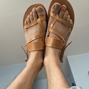 Slingback Sandals Mens Leather Sandals Greek Sandals Summer Sandals Mens Sandals Made From Genuine Leather in Greece. Etsy