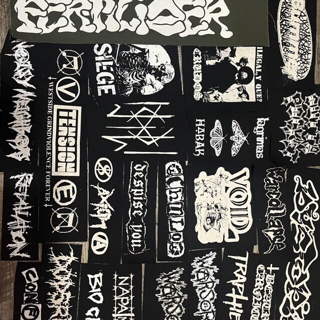 Mystery 20 Patches Metal Dsbm, Death, Crust, Hardcore, Punk