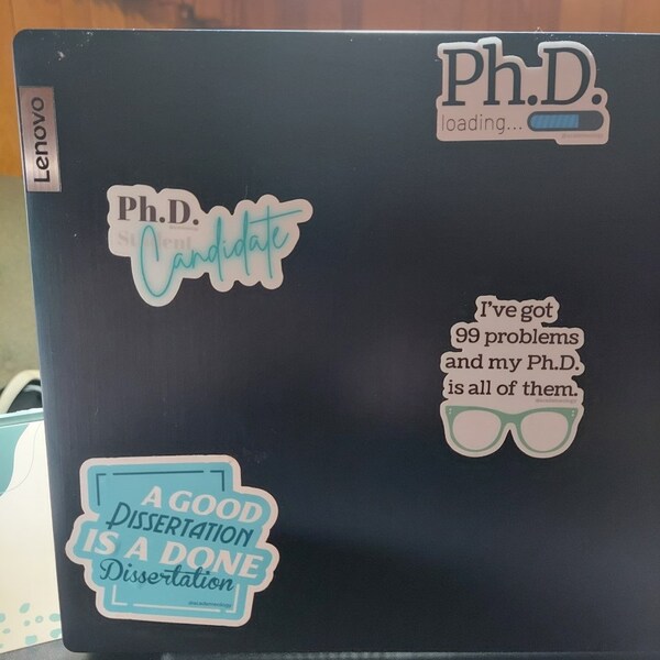 Ph.d. Loading... Sticker - Etsy