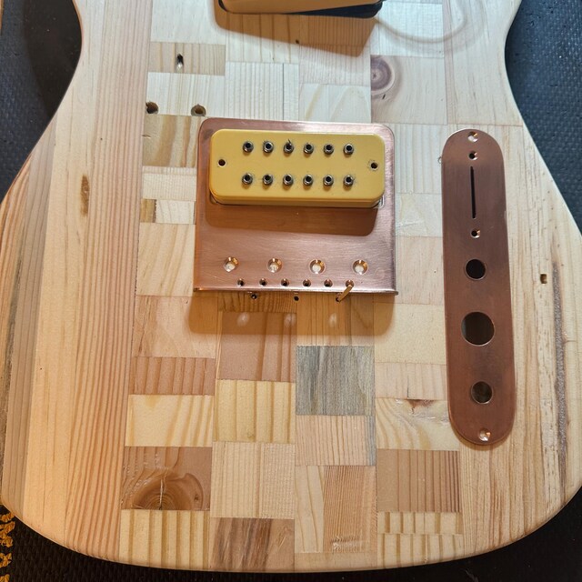 P90ソープバーピックアップにフィットするテレキャスタースタイルの