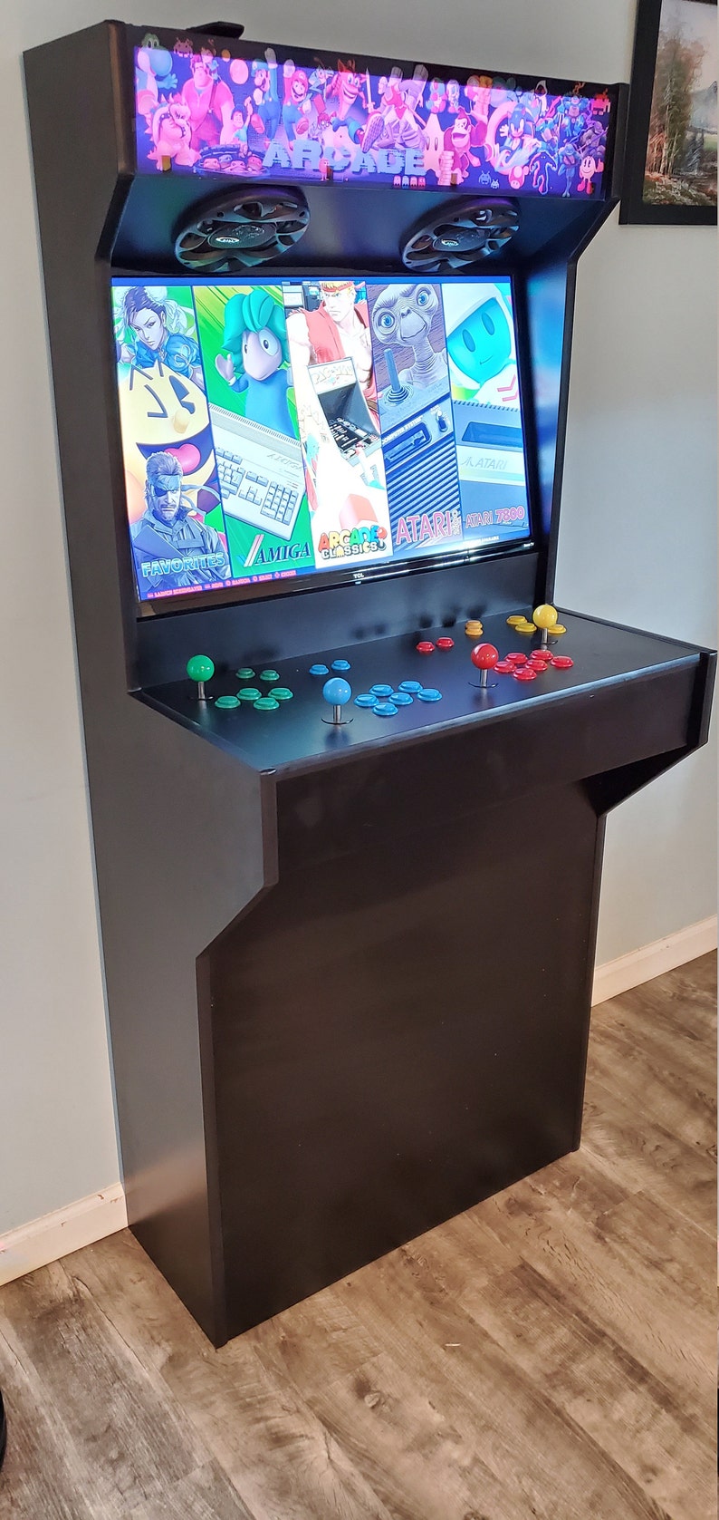 Arcade setup shared by Michael Bradford