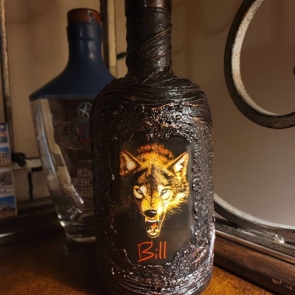 Personalized Fireman Whiskey Decanter Set With Gift Box/firefighters ...
