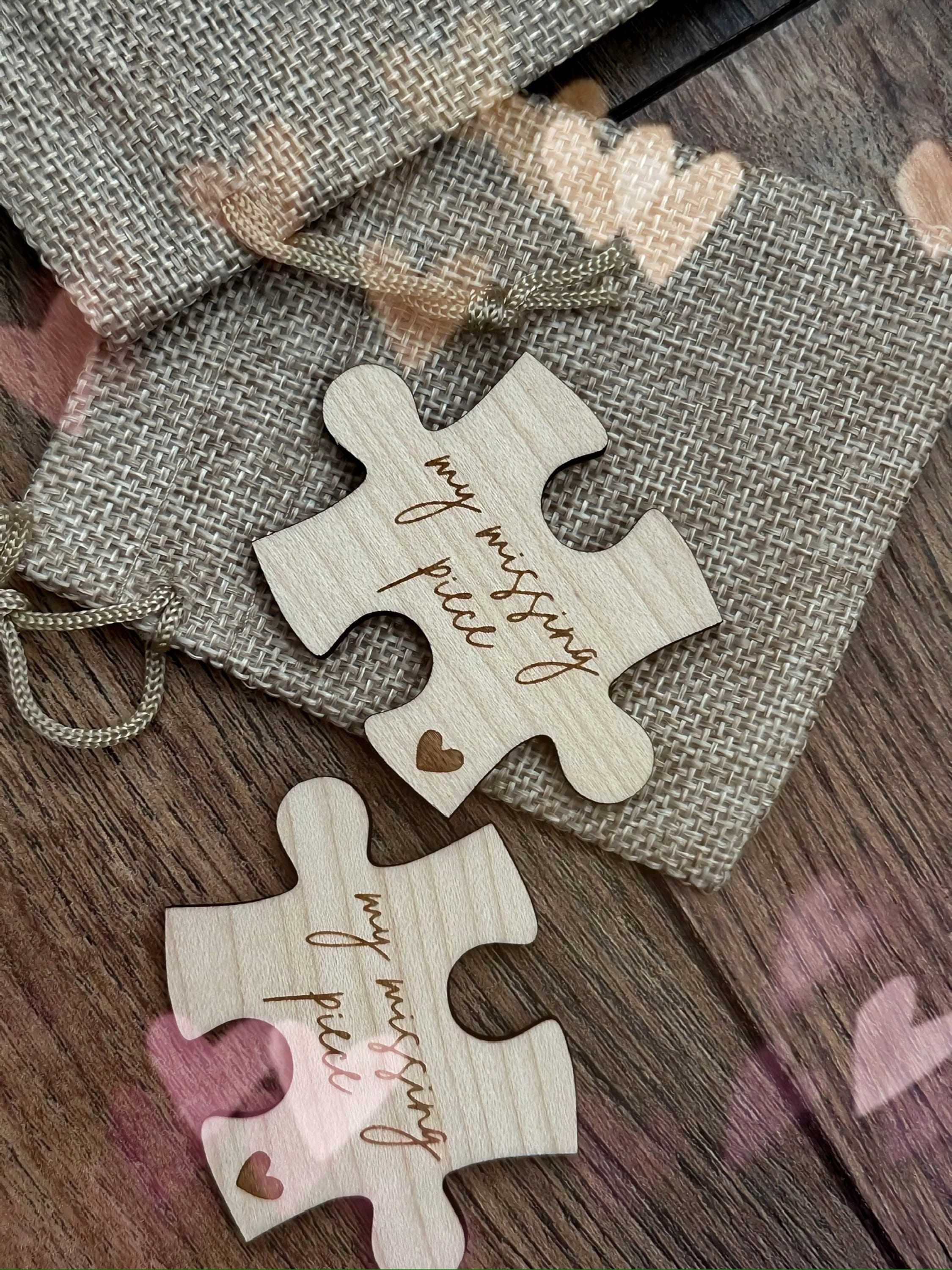 My Missing Piece Romantic Valentines Love Gift Keepsake For Him Her