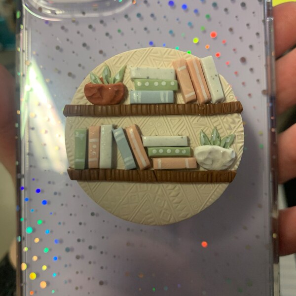 Boho Bookshelf Authentic Popsocket™ Popgrip Phone Grip - Expanding ...