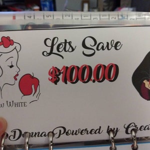 Donna Powered by Creativity Lets Save ENVELOPE Snow White Apple Saving ...