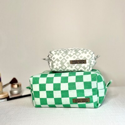 Demi Boxy Bag PDF Sewing Pattern / Sewing Tutorial / Boxy Zipper Pouch ...